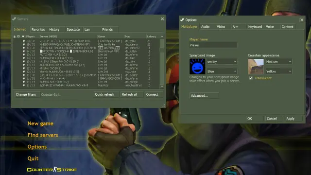 Настройки Counter Strike 1.6