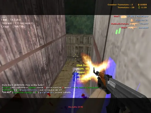 Gambar detik utama permainan Muat turun Counter-Strike 1.6 dengan cheat