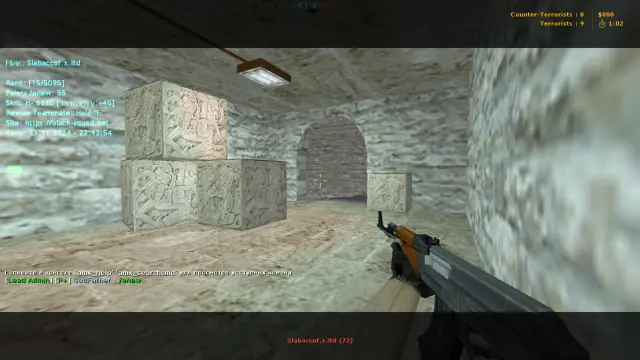 Jeden zo silných screenshotov Stiahnuť Counter-Strike 1.6 v slovenčine